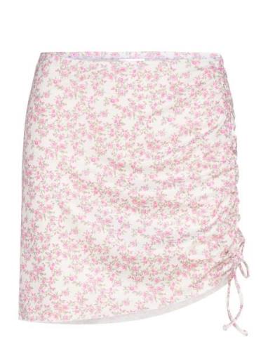 Swim Skirt Kort Kjol Pink Gina Tricot