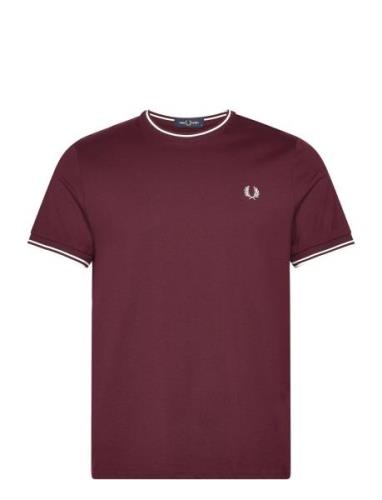 Twin Tipped T-Shirt Designers T-shirts Short-sleeved Red Fred Perry