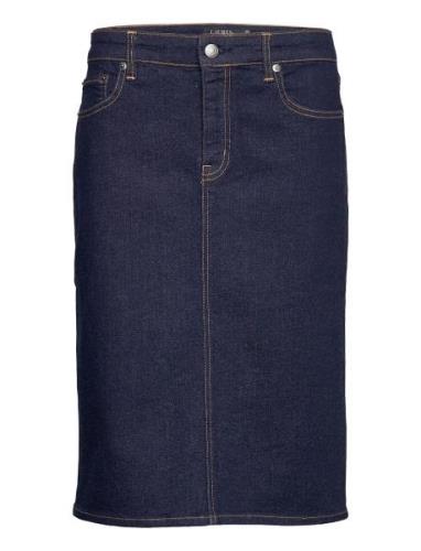 Lauren Ralph Lauren Denim Skirt Blå