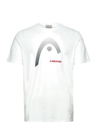 Club Carl T-Shirt Men Sport T-shirts Short-sleeved White Head