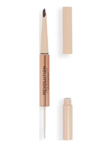 Makeup Revolution Revolution Fluffy Brow Filter Duo Medium Brown Brun