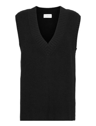 Hybrid Vests Knitted Vests Black Blanche