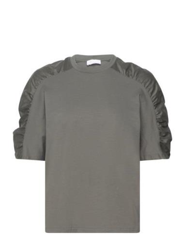 Lr-Kowa Tops T-shirts & Tops Short-sleeved Grey Levete Room