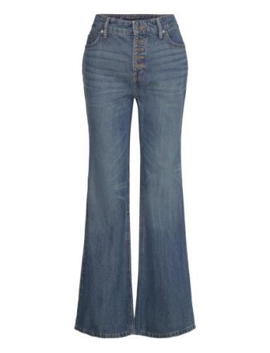 Lauren Ralph Lauren High-Rise Flare Jean Blå