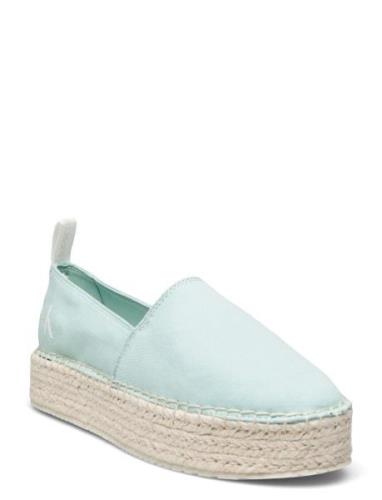 Platform Espadrille Ml Btw Sandaletter Expadrilles Låga Blue Calvin Kl...