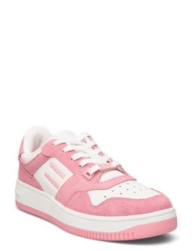 Tommy Hilfiger Tjw Retro Basket Washed Suede Rosa