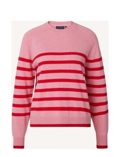 Freya Cotton/Cashmere Sweater Tops Knitwear Jumpers Pink Lexington Clo...