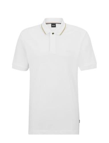Parlay 5_Hc Tops Polos Short-sleeved White BOSS