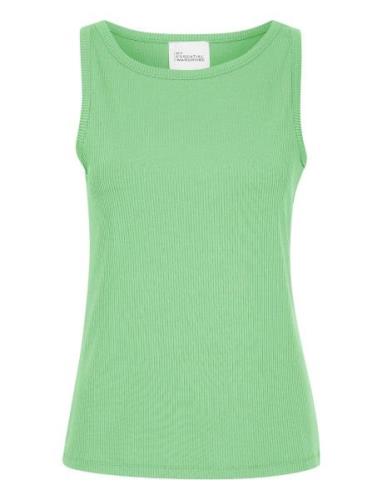 Katemw Top Tops T-shirts & Tops Sleeveless Green My Essential Wardrobe