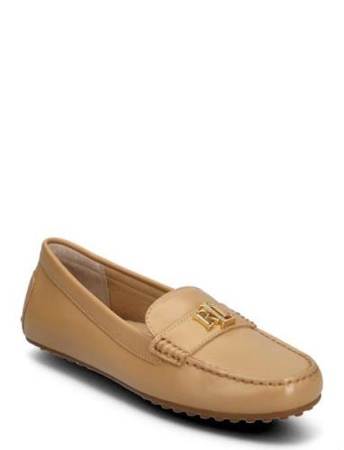 Soft Nappa-Barnsbury-Fl-Csl Loafers Låga Skor Beige Lauren Ralph Laure...