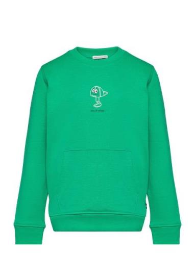 Tom Tailor Sweatshirt With Back Print Grön