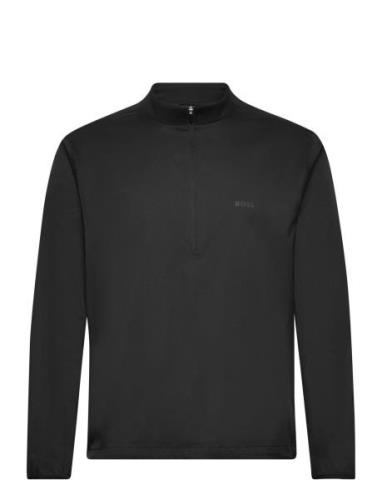 J_Faster Sport T-shirts Long-sleeved Black BOSS