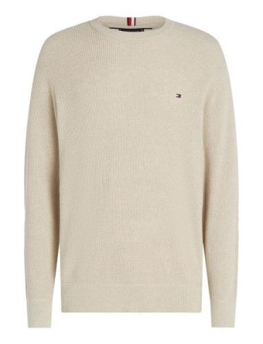 Tommy Hilfiger Refined Structure Crew Nk Beige