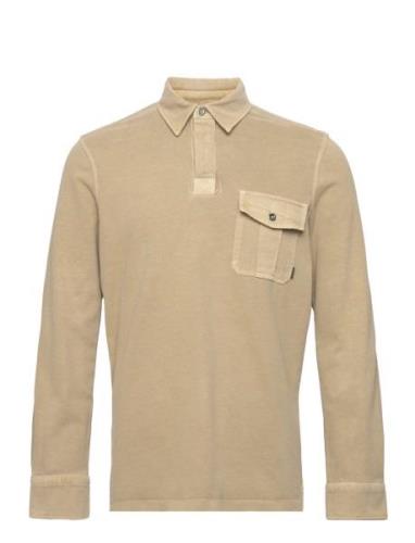 Hamilton Sahara Shirt Tops Polos Long-sleeved Beige Morris