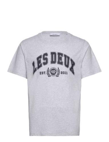 Les Deux University T-Shirt Grå