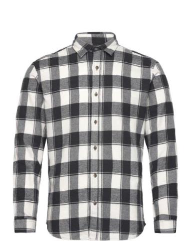 Jack & J S Jjplain Fall Buffalo Shirt Ls Svart