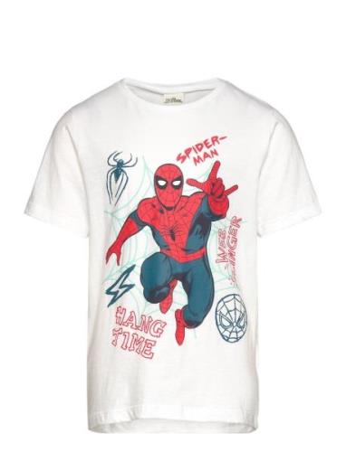 Tshirt Tops T-shirts Short-sleeved White Spider-man