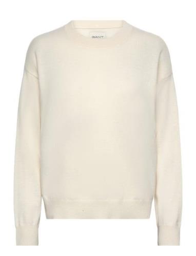 GANT Superfine Lambswool C-Neck Kräm