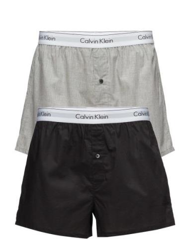 Calvin Klein Boxer Slim 2Pk Svart