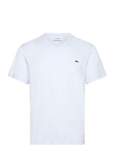 Tee-Shirt&Turtle Neck Tops T-shirts Short-sleeved Blue Lacoste