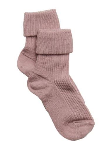 Wool Rib Baby Socks Socks & Tights Baby Socks Pink Mp Denmark
