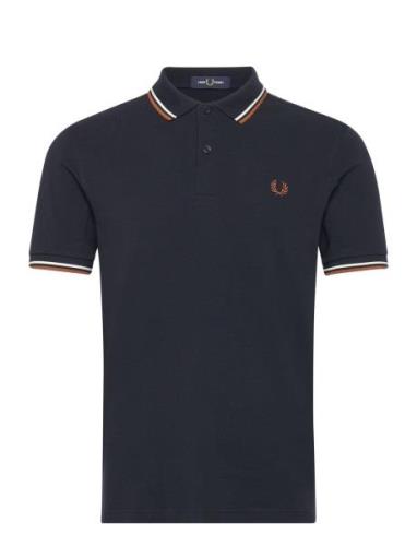 Fred Perry Twin Tipped Fp Shirt Marinblå