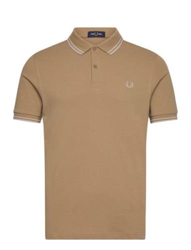 Fred Perry Twin Tipped Fp Shirt Beige