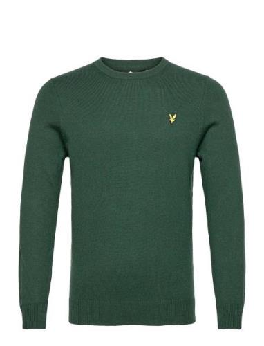 Lyle & Scott Cotton Merino Crew Jumper Grön