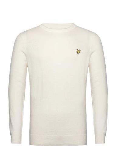 Lyle & Scott Cotton Merino Crew Jumper Vit