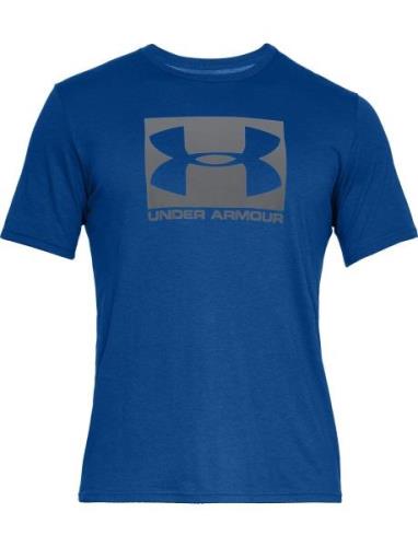 Ua Boxed Sportstyle Ss Sport T-shirts Short-sleeved Blue Under Armour