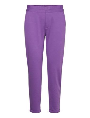 Fqnanni-Ankle-Pa Bottoms Trousers Joggers Purple FREE/QUENT