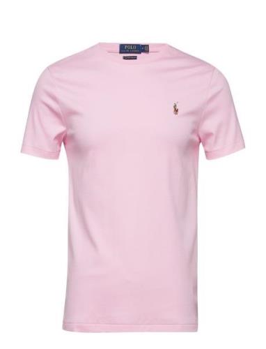 Polo Ralph Lauren Custom Slim Fit Soft Cotton T-Shirt Rosa