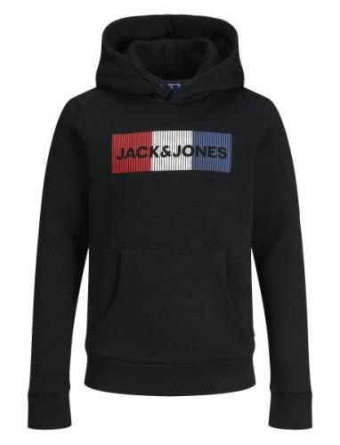 Jack & J S Jjecorp Logo Sweat Hood Noos Jnr Svart