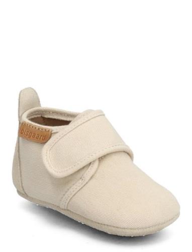 Bisgaard Baby Cotton Slippers Inneskor Cream Bisgaard