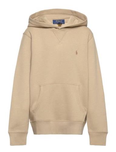 Fleece Hoodie Tops Sweat-shirts & Hoodies Hoodies Beige Ralph Lauren K...