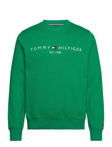 Tommy Logo Sweatshirt Tops Sweat-shirts & Hoodies Sweat-shirts Green T...