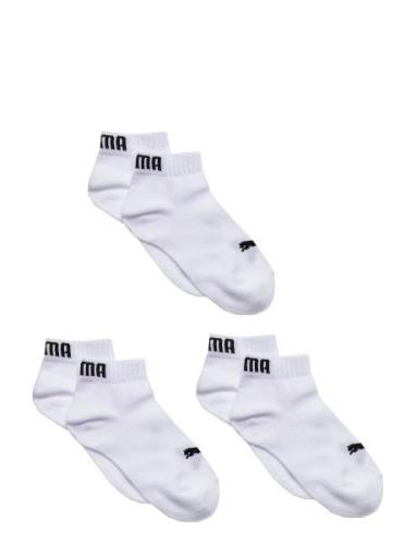 Puma Kids Quarter 3P Sockor Strumpor White PUMA