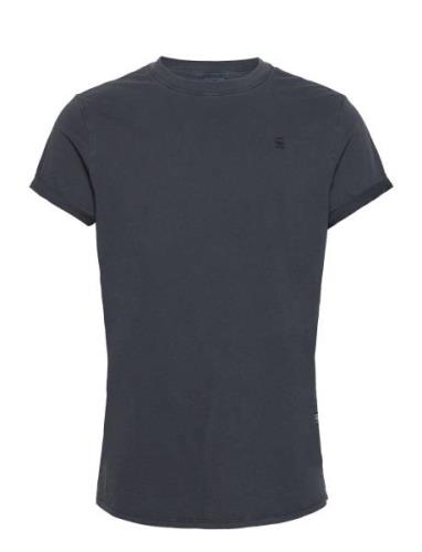 Lash R T S\S Tops T-shirts Short-sleeved Navy G-Star RAW