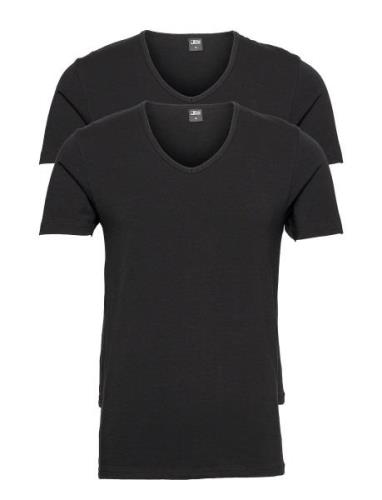 JBS Jbs 2-Pack T-Shirt V-Neck Gots Svart