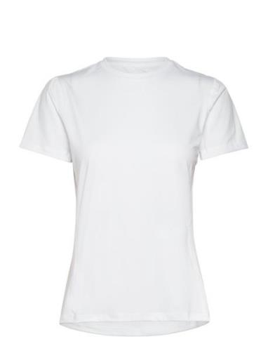 Adv Essence Ss Tee W Sport T-shirts & Tops Short-sleeved White Craft
