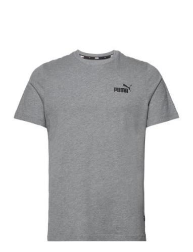 Ess Small Logo Tee Sport T-shirts Short-sleeved Grey PUMA