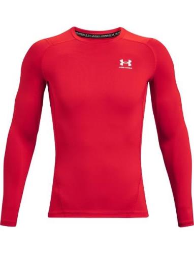 Ua Hg Armour Comp Ls Sport T-shirts Long-sleeved Red Under Armour
