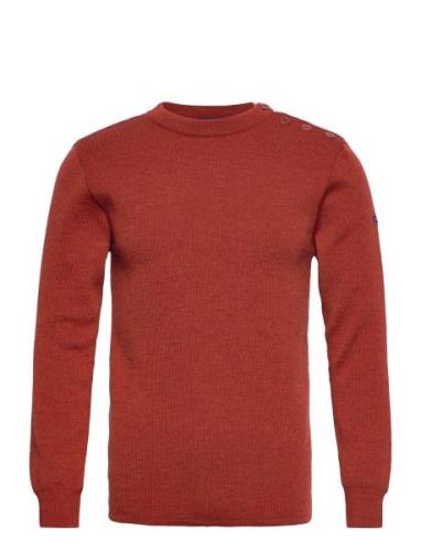 Marin Sweater "Fouesnant" Tops Knitwear Round Necks Orange Armor Lux