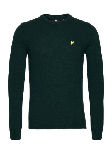 Lyle & Scott Crew Neck Lambswool Blend Jumper Grön