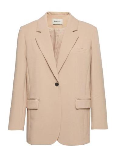 Gale Blazer Blazers Single Breasted Blazers Beige Modström