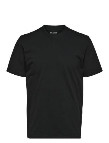 Selected Homme Slhcolman Ss O-Neck Tee Noos Svart