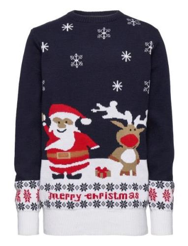 The Ultimate Christmas Jumper Tops Knitwear Pullovers Blue Christmas S...