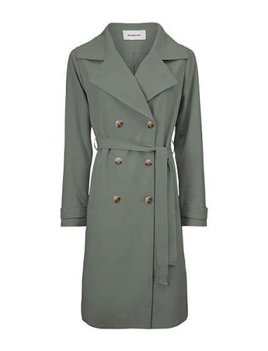 Hiro Jacket Trench Coat Rock Green Modström