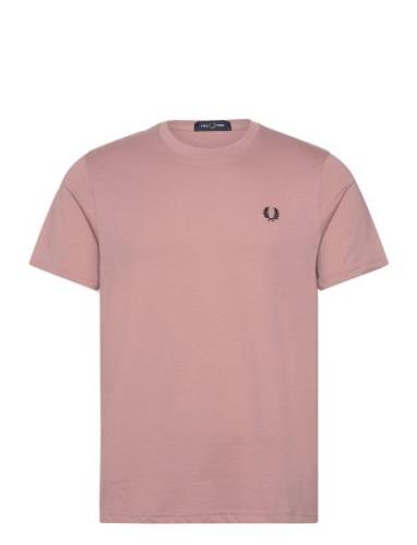 Fred Perry Crew Neck T-Shirt Rosa