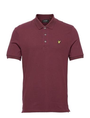 Lyle & Scott Plain Polo Shirt Lila